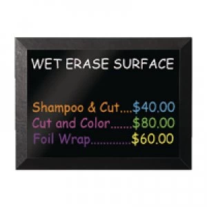Image of Bi-Office Kamashi Wet Erase Board 1200x900mm Black mm14151620