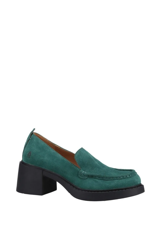 Image of Hush Puppies Womens 'Adelaide' Slip On Shoes in Dark Green Size: 4 Dark Green Female 4