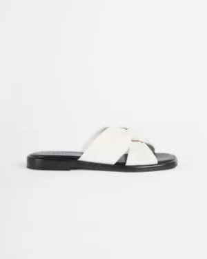 image of Soft Leather Flat Sandal