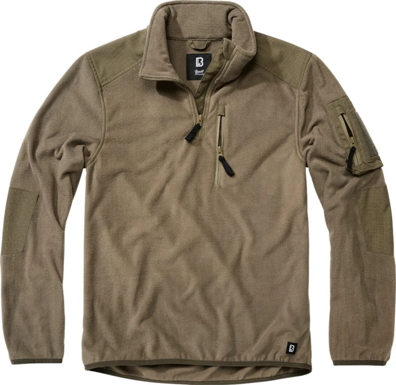 Image of Brandit Fleece Ripstop Half Zip Sweater