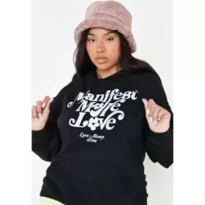 image of Missguided Manifest Hoody - Black