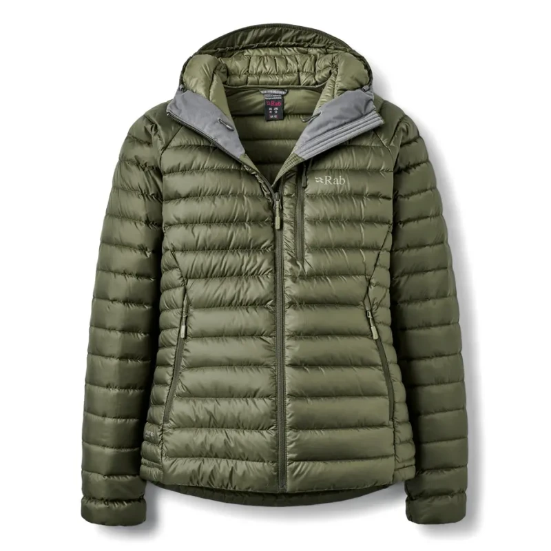 Image of Womens Puffer jacket Rab Microlight Alpine Vert Female L