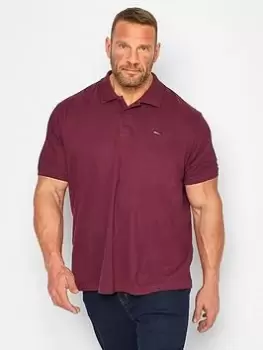 Image of BadRhino Plain Polo - Winsor Wine, Red, Size 1Xl, Men