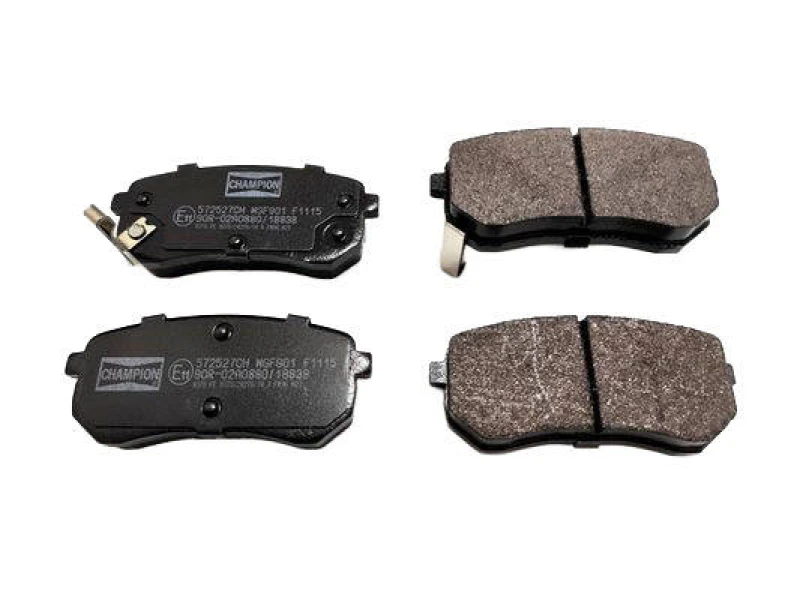 Image of CHAMPION 572527CH Brake pad set with acoustic wear warning Brake Pad Set,disc brake (402)