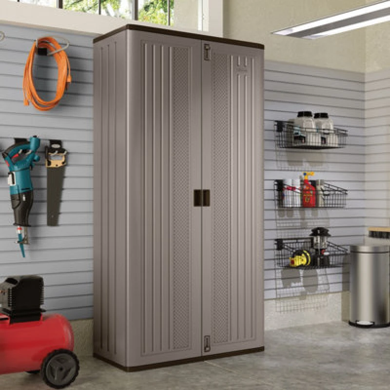 Image of SUNCAST Suncast Haven Mega Tall Storage Cabinet BMC8000