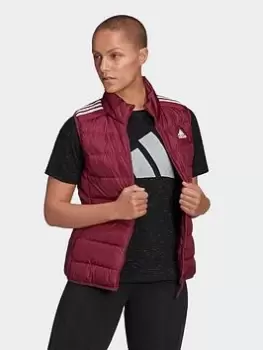Image of adidas Essentials Light Down Vest, Blue Size M Women