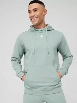 Image of adidas Originals Essentials+ Made With Hemp Hoodie - Green Size M Men