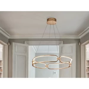 image of Schuller Colette Modern Stylish Dimmable LED Designer Pendant Light Chrome with Remote Control