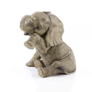 Image of Elephant Teardrop Figurine By Lesser & Pavey