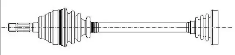 Image of ERA Benelux DA65244 Drive shaft Front Axle Left Drive Shaft (13)