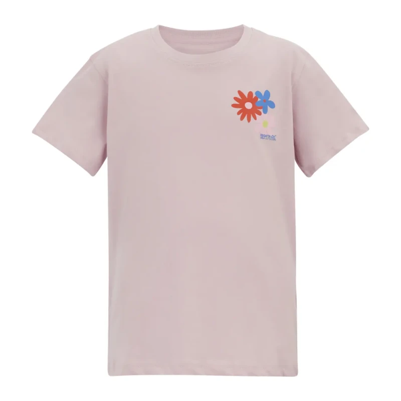 Image of Regatta Kid's cotton T-Shirt Regatta Bosley Violet Unisex 15/16 ans