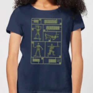 Toy Story Plastic Platoon Womens T-Shirt - Navy - XXL