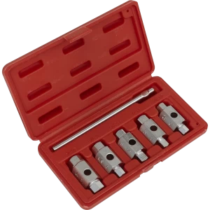 image of Sealey AK659 6 Piece Drain Key Double Ended Set