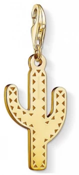 image of Thomas Sabo Cactus Gold Sterling Silver Gold Plated 1680-413 Jewellery