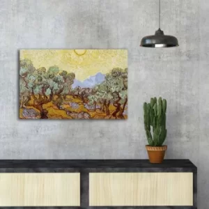 Image of FAMOUSART-115 Multicolor Decorative Canvas Painting
