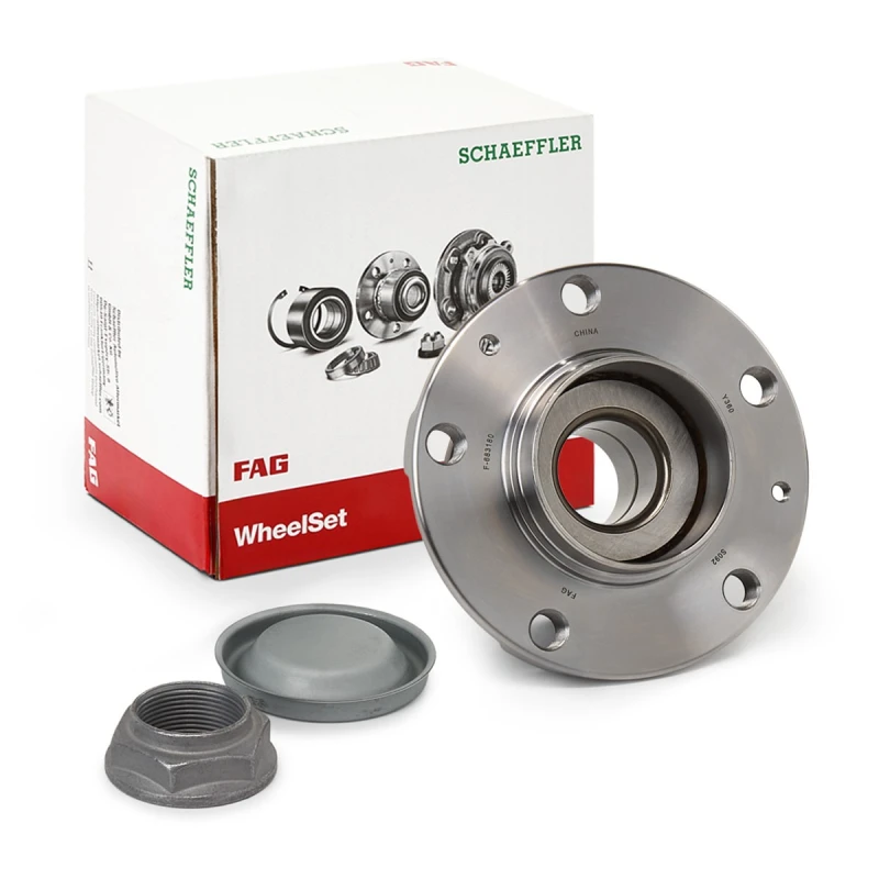 Image of FAG 713 6506 00 Wheel bearing kit Photo corresponds to scope of supply, with ABS sensor ring Wheel Bearing Kit (654)