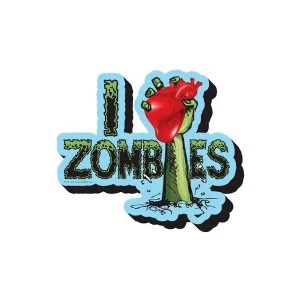 image of I Love Zombies Magnet