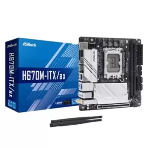 Image of Asrock H670M-ITX/ax Intel H670 LGA 1700 mini ITX