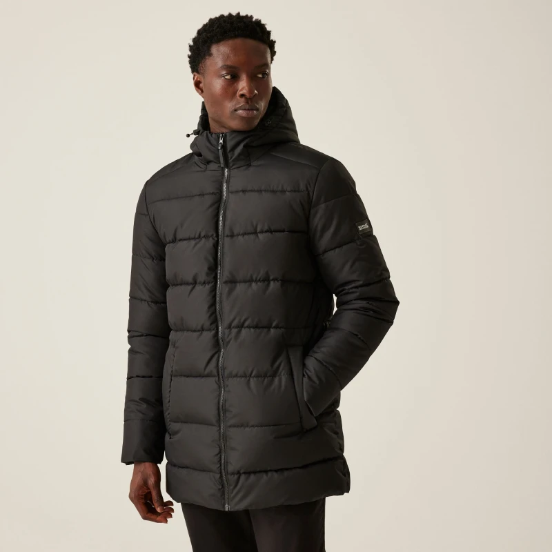 Image of Regatta Regatta Men Lakiver' Padded Jacket in Jet Black Size: Small Jet Black S Male 5063019775166