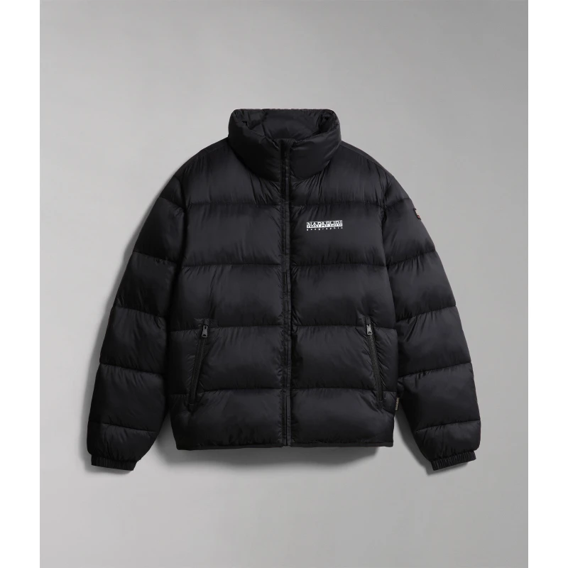 Image of Napapijri Black Suomi Coat Black Male S NA11306