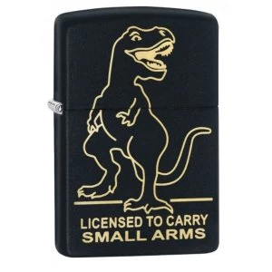 Image of Zippo License to Carry Black Matte Finish Windproof Lighter