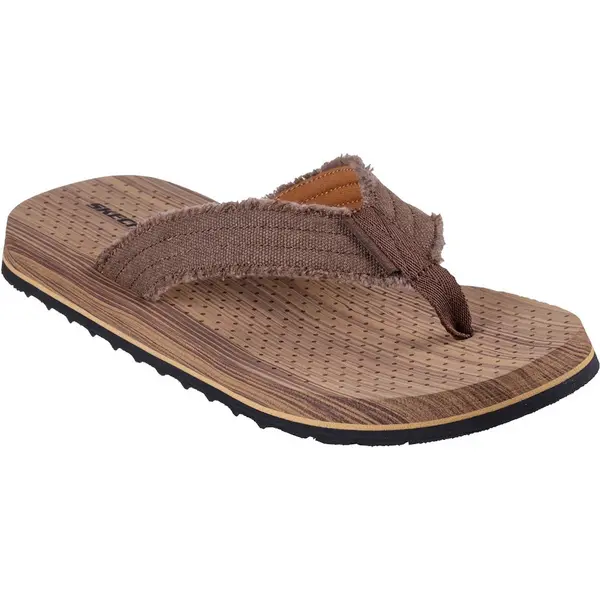 Image of Skechers Mens Tantric Fritz 3 Point Thong Sandals UK Size 9 (EU 43) BROWN SKE2263-BRN-9