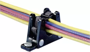 Image of Cable mount self sealing heat stabilised Black