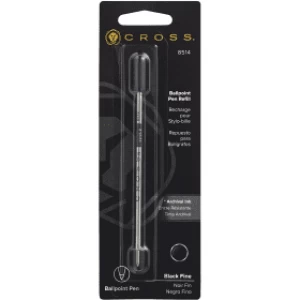 Cross Fine Ballpoint Pen Refill - Black