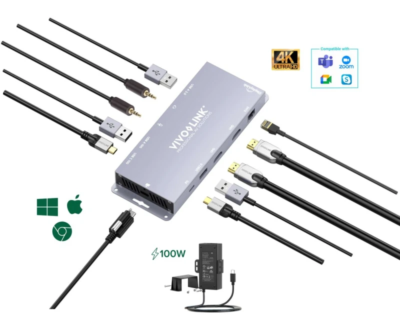 Image of Vivolink VLUSBCHUB3 USB graphics adapter