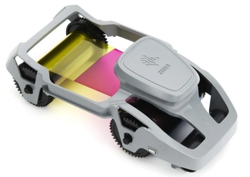 Image of Zebra 800300-250EM Black and Colour Thermal Transfer Ribbon - 200 Cards (Original)