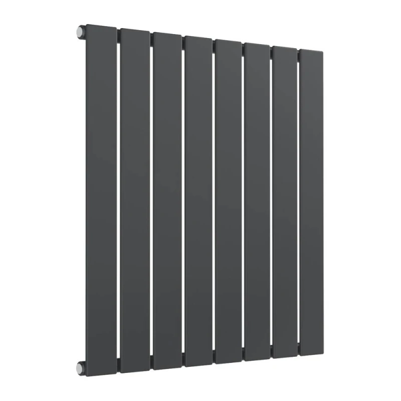 Image of Bathroom Kingdom Flat Anthracite Single Flat Panel Horizontal Radiator 600x588 in Grey Grey Unisex