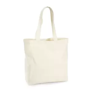 Image of Westford Mill Unisex Organic Premium Cotton Maxi Tote Bag (One Size) (Natural)