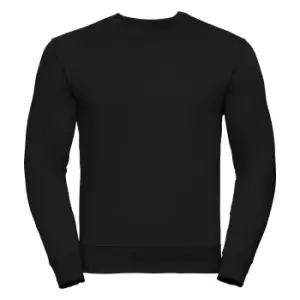 Image of Russell Mens Authentic Sweatshirt (Slimmer Cut) (XS) (Black)