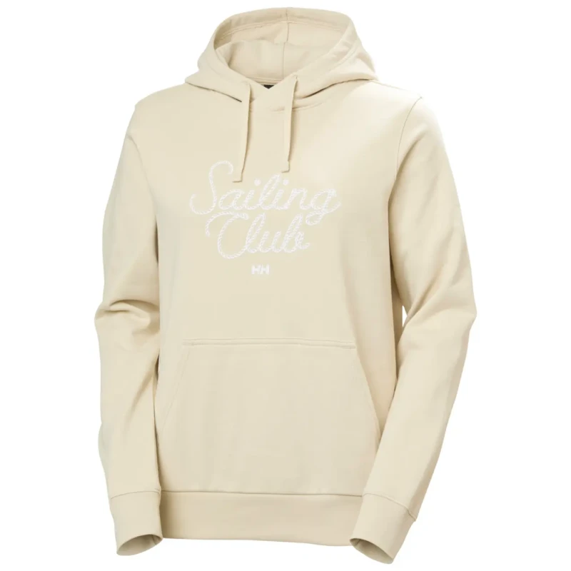 Image of Helly Hansen Womens hooded sweatshirt Helly Hansen Cora Graphic Beige Female L