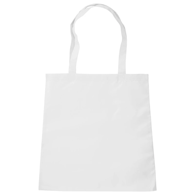 Image of Bagbase Womens Sublimation Shopper Bag (10 Litres) Pack of 2 in White White Female One Size