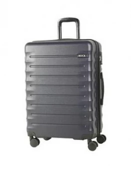 image of Rock Luggage Synergy Medium 8 Wheel Navy Suitcase