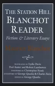 Image of The Station Hill Blanchot reader by Maurice Blanchot