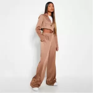 image of I Saw It First Wide Leg Trousers Co Ord - Neutral