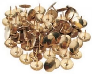 Image of Value Drawing Pin 11mm Brassed Box 100
