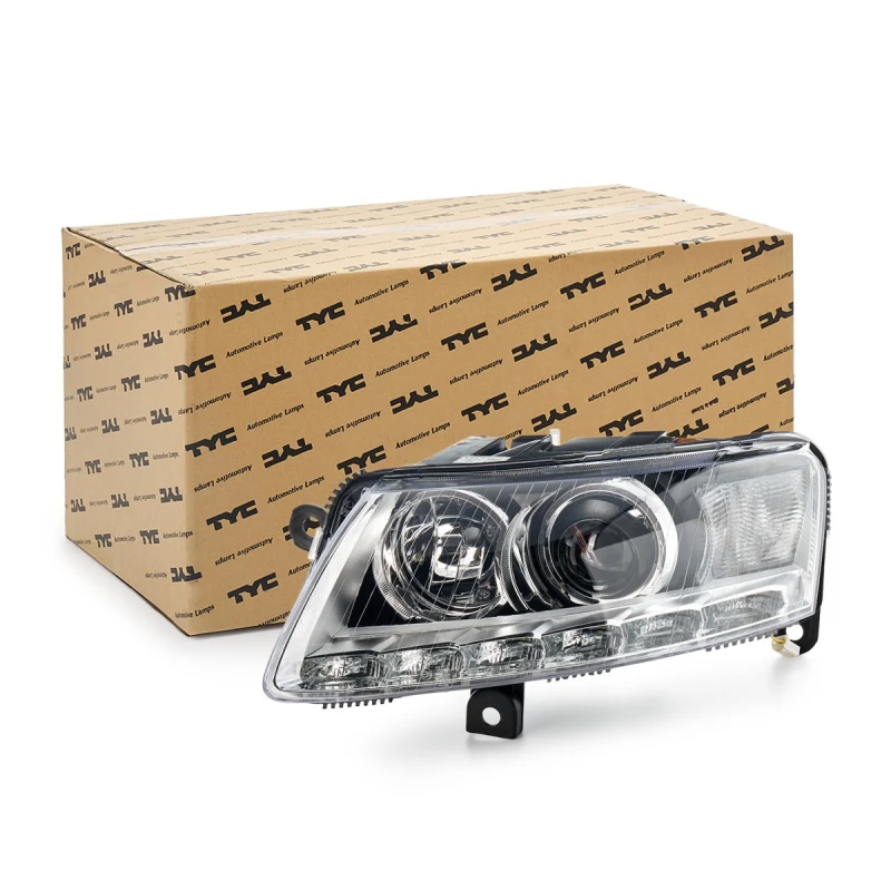 Image of TYC 20-12428-16-9 Headlights H7, without control unit, Left Headlight (259)
