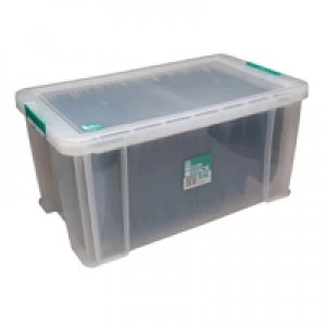 image of StoreStack 54 Litre Clear W640xD380xH310mm Storage Box RB77234