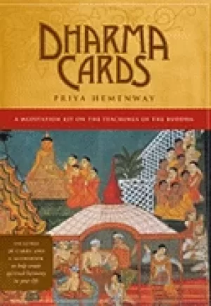 Image of dharma cards a meditation kit on the teachings of the buddha