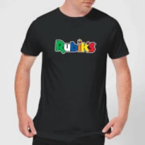 Image of Rubik's Core Logo Mens T-Shirt - Black - XL