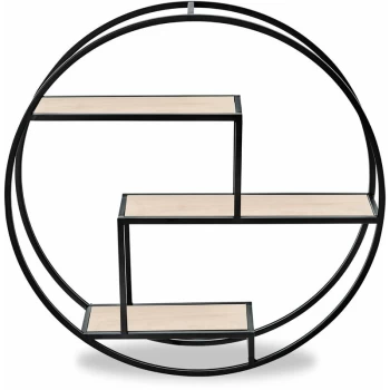 Image of Premier Housewares - Brixton 3 Tier Round Metal Shelf