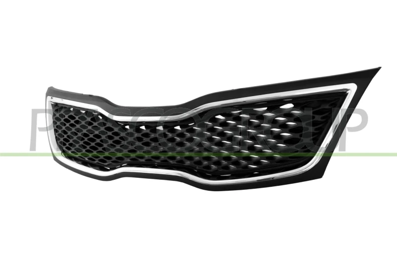 Image of PRASCO KI0612001 Radiator Grill black, chrome, with frame Radiator Grille (472)