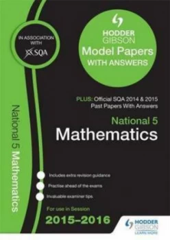 Image of National 5 Mathematics 2015/16 Sqa Past and Hodder Gibson Papers Paperback