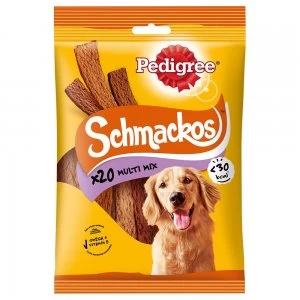 Pedigree Schmackos Adult Dog Treats Poultry Mix 160g