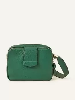 Image of Accessorize Wide Strap Soft Functional Cross Body, Green, Women