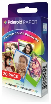 Image of Polaroid Rainbow Border Paper 20 pack