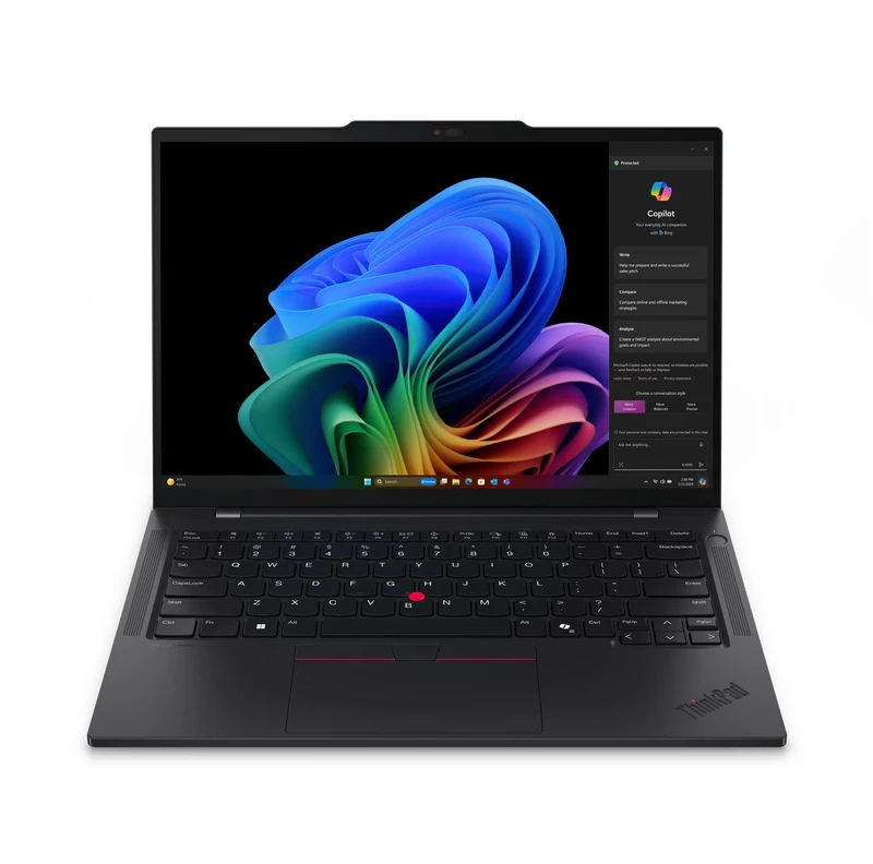 Image of Lenovo ThinkPad T14 Gen6 Snapdragon X Elite 16GB 1TB 14" Copilot+ Laptop - Black